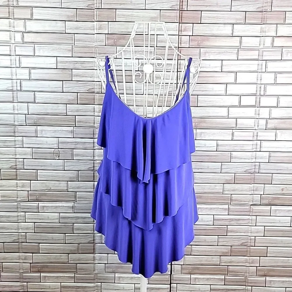 Magicsuit Rita tankini swim top Size M